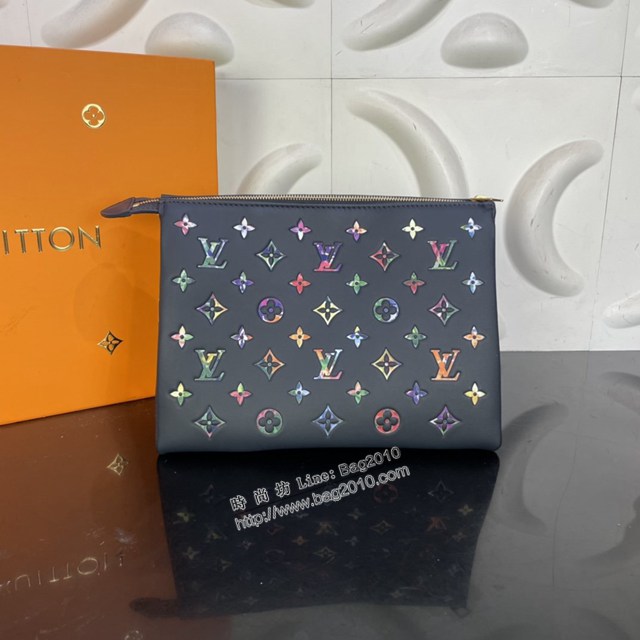 lv路易威登專櫃2022新款Coussin小號手袋 織物寬肩帶lv壓紋羊皮單肩斜挎包 M21209 M21353 ydh4963